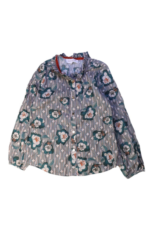 A Multicolor Long Sleeve Shirts from Excuse My French in size 6T for girl. (Front View)