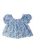 A Blue Short Sleeve Tops from Seed in size 6T for girl. (Back View)