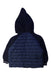 A Navy Puffer/Quilted Jackets from Bonpoint in size 2T for boy. (Back View)