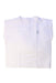 A White Sleeveless T Shirts from Konny in size 2T for neutral. (Front View)