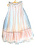 A Peach Sleeveless Dresses from Angel's Face in size 7Y for girl. (Back View)