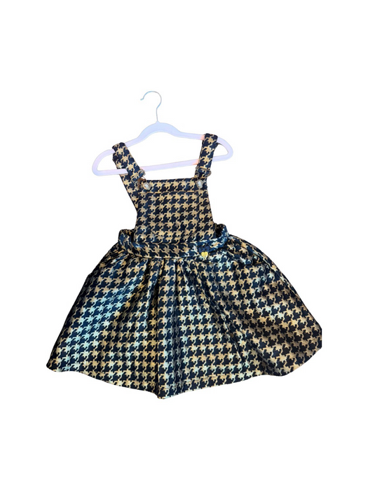 A Black Overall Dresses from Angel's Face in size 5T for girl. (Back View)
