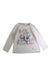A Beige Long Sleeve Tops from Mayoral in size 4T for girl. (Front View)