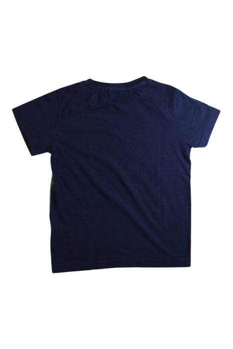 A Navy Short Sleeve T Shirts from Mayoral in size 5T for boy. (Back View)