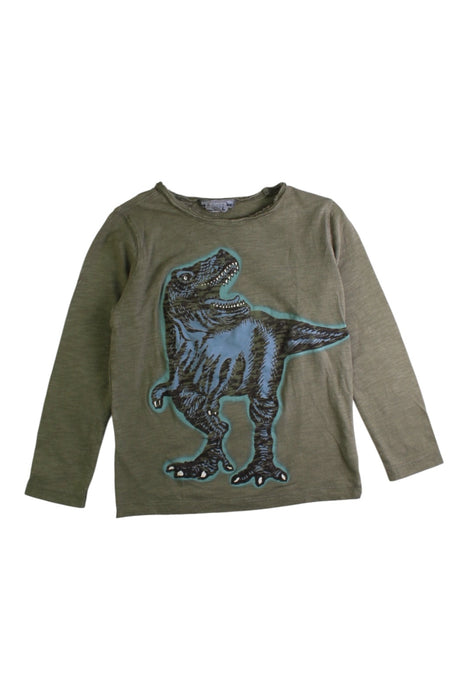 A Green Long Sleeve T Shirts from Bonpoint in size 4T for boy. (Front View)