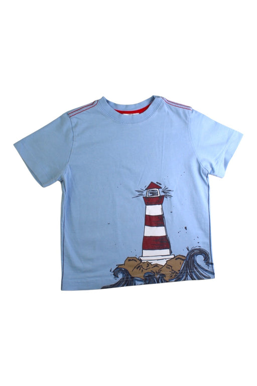 A Blue Short Sleeve T Shirts from Hanna Andersson in size 2T for boy. (Front View)