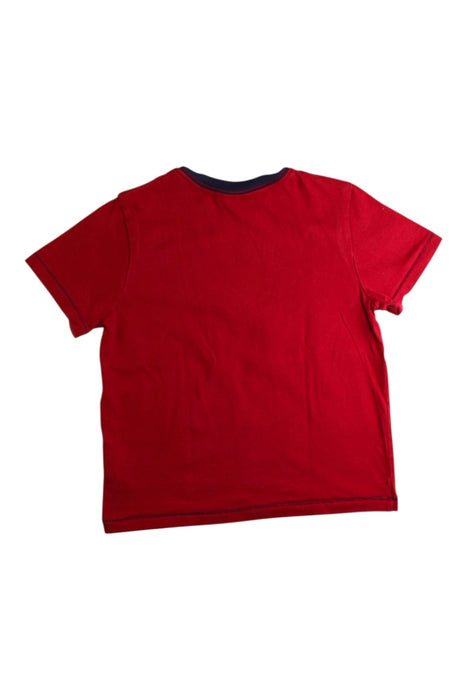 A Red Short Sleeve T Shirts from Hanna Andersson in size 2T for boy. (Back View)