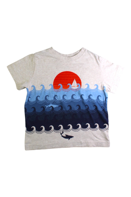 A Red Short Sleeve T Shirts from Hanna Andersson in size 2T for boy. (Front View)