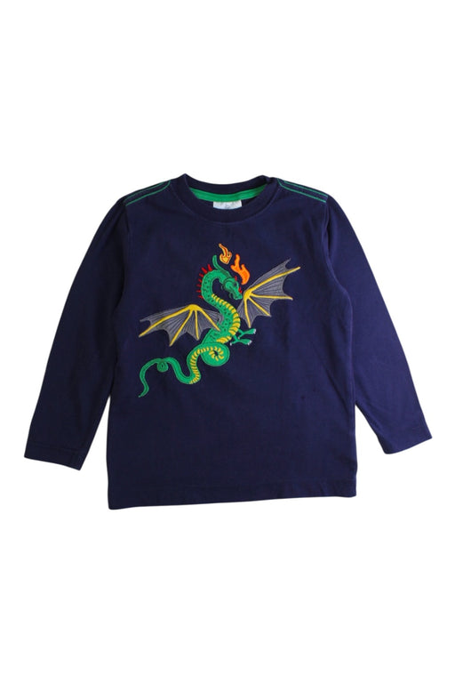 A Navy Long Sleeve T Shirts from Hanna Andersson in size 2T for boy. (Front View)