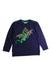A Navy Long Sleeve T Shirts from Hanna Andersson in size 2T for boy. (Front View)