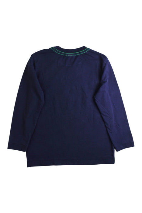 A Navy Long Sleeve T Shirts from Hanna Andersson in size 2T for boy. (Back View)
