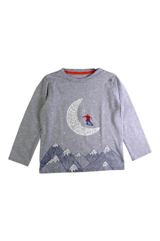 A Grey Long Sleeve T Shirts from Boden in size 3T for boy. (Front View)