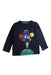 A Navy Long Sleeve T Shirts from Boden in size 3T for boy. (Front View)
