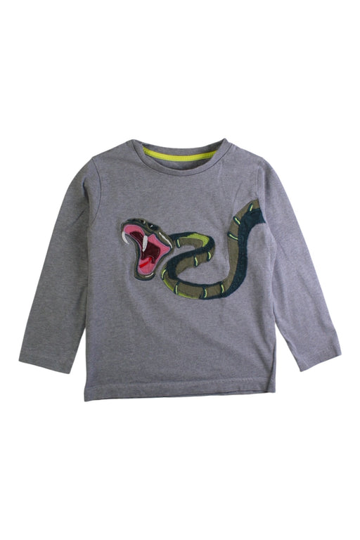 A Grey Long Sleeve T Shirts from Boden in size 3T for boy. (Front View)