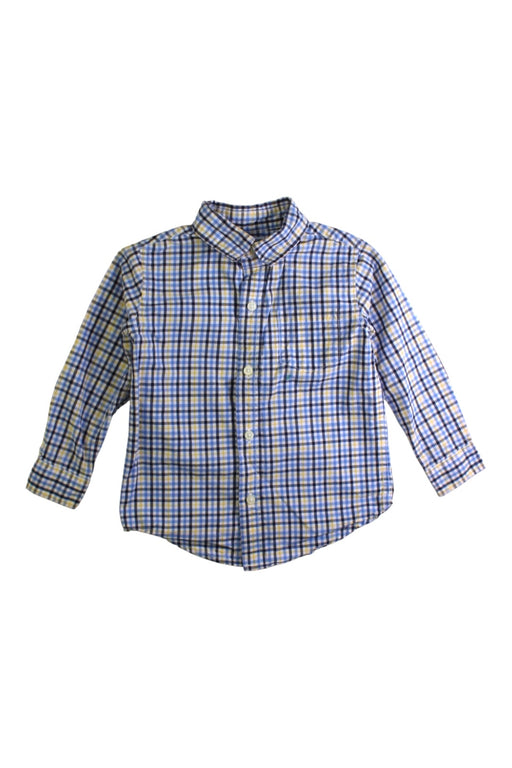 A Blue Long Sleeve Shirts from Janie & Jack in size 2T for boy. (Front View)