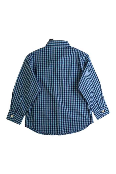 A Blue Long Sleeve Polos from Nautica in size 2T for boy. (Back View)
