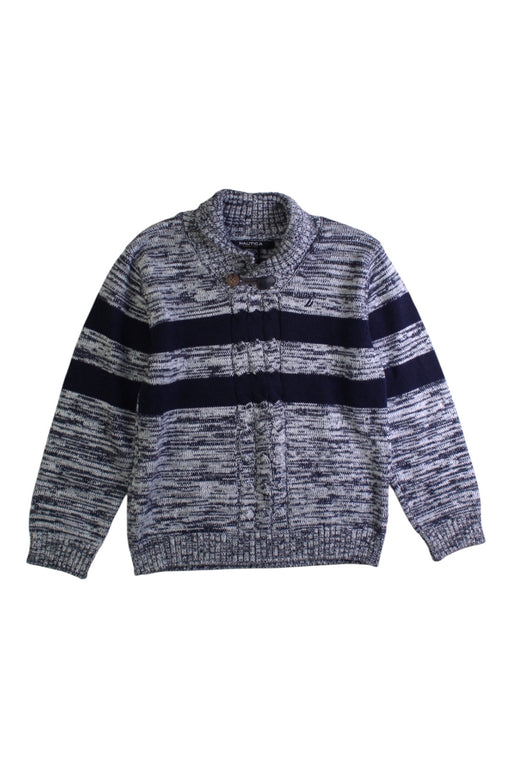A Grey Cardigans from Nautica in size 7Y for boy. (Front View)