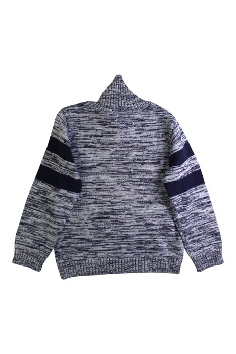 A Grey Cardigans from Nautica in size 7Y for boy. (Back View)