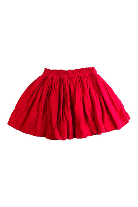 A Red Short Skirts from Bonton in size 6T for girl. (Back View)