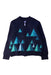 A Blue Zippered Sweatshirts from Jacadi in size 3T for boy. (Front View)