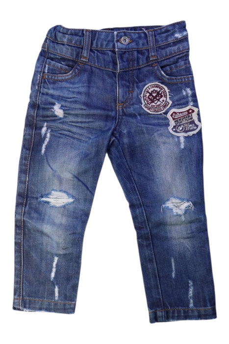 A Blue Jeans from Dolce & Gabbana in size 2T for boy. (Front View)