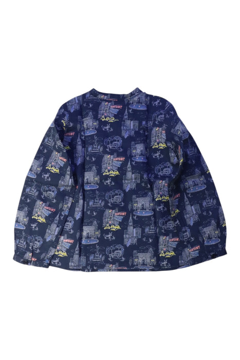 A Blue Long Sleeve Shirts from Bonpoint in size 3T for boy. (Back View)