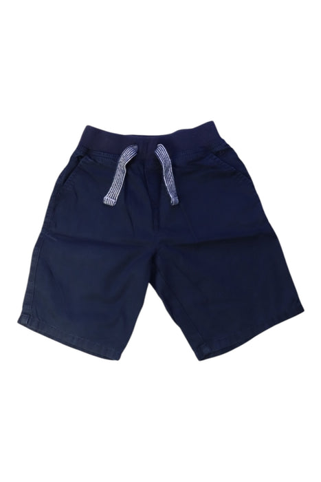 A Navy Shorts from Petit Bateau in size 4T for boy. (Front View)