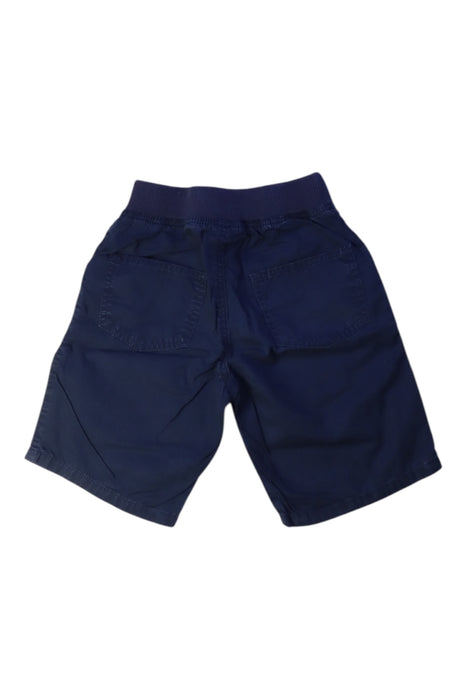 A Navy Shorts from Petit Bateau in size 4T for boy. (Back View)
