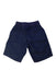 A Navy Shorts from Petit Bateau in size 4T for boy. (Back View)
