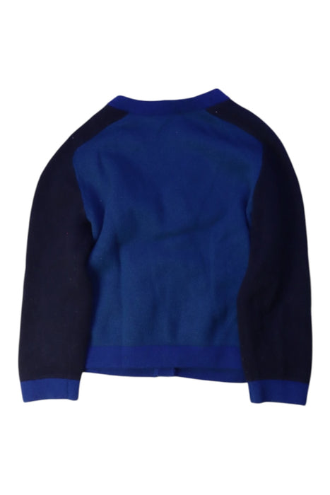 A Navy Cardigans from Jacadi in size 2T for boy. (Back View)
