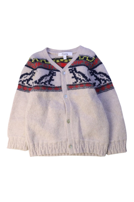 A Beige Cardigans from Bonpoint in size 2T for boy. (Front View)