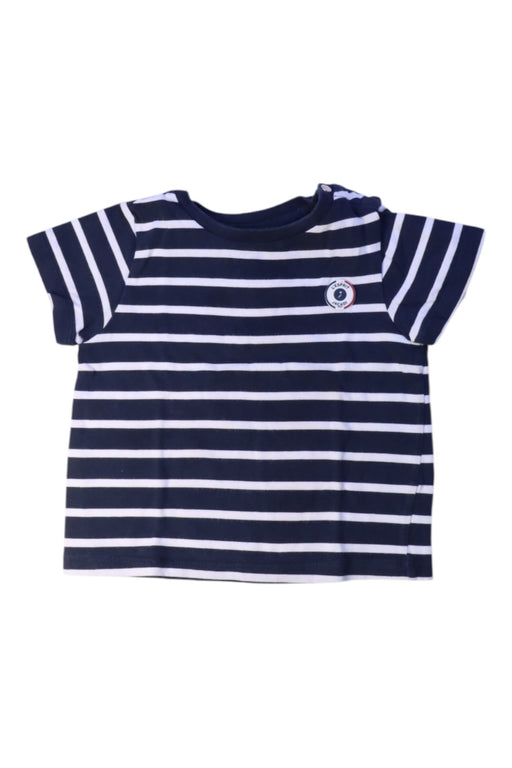 A Navy Short Sleeve T Shirts from Jacadi in size 3T for boy. (Front View)