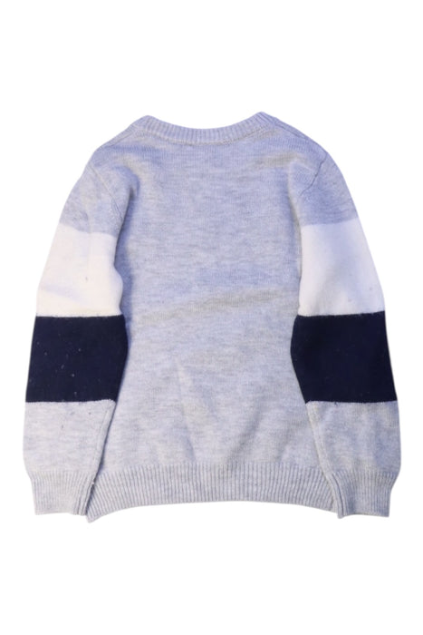 A Grey Knit Sweaters from Jacadi in size 3T for boy. (Back View)