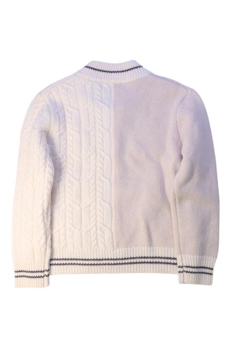 A White Cardigans from Nicholas & Bears in size 4T for boy. (Back View)