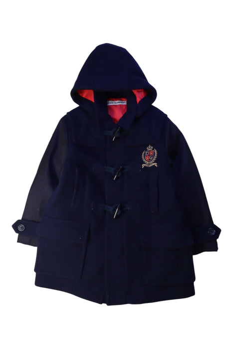 A Navy Coats from Dolce & Gabbana in size 3T for boy. (Front View)