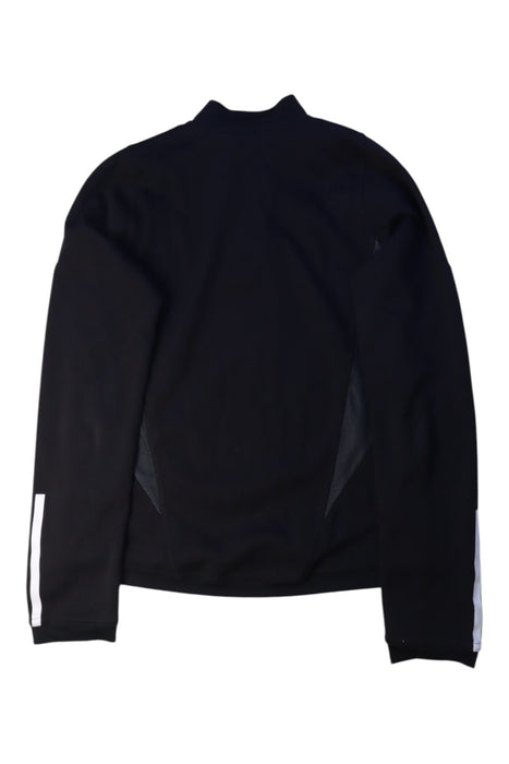 A Black Active Tops from Adidas in size 11Y for boy. (Back View)