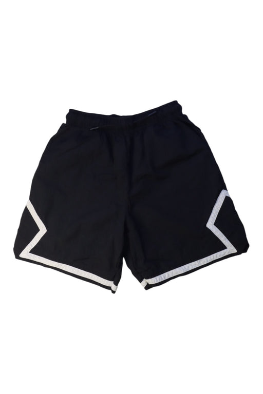 A Black Shorts from Air Jordan in size 10Y for boy. (Front View)