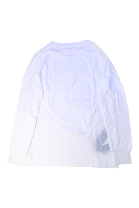 A White Long Sleeve T Shirts from Air Jordan in size 10Y for boy. (Back View)