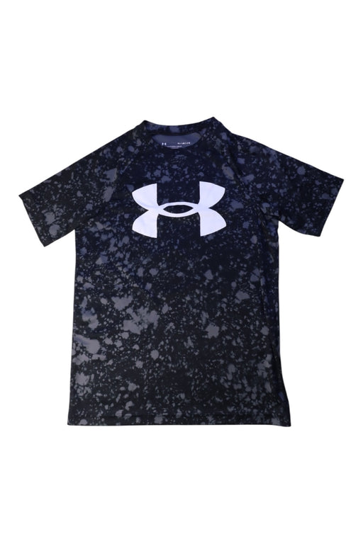 A Black Active Tops from Under Armour in size 12Y for boy. (Front View)