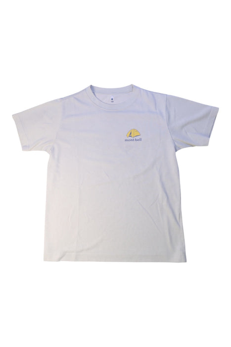 A White Short Sleeve T Shirts from Mont-bell in size 12Y for boy. (Front View)
