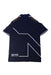 A Navy Short Sleeve Polos from Boss in size 12Y for boy. (Back View)
