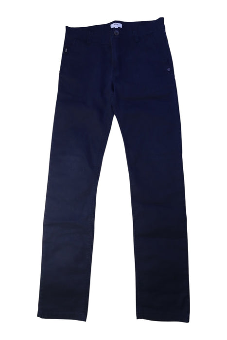 A Navy Casual Pants from Boss in size 12Y for boy. (Front View)