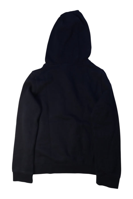 A Black Hooded Sweatshirts from Nike in size 10Y for boy. (Back View)