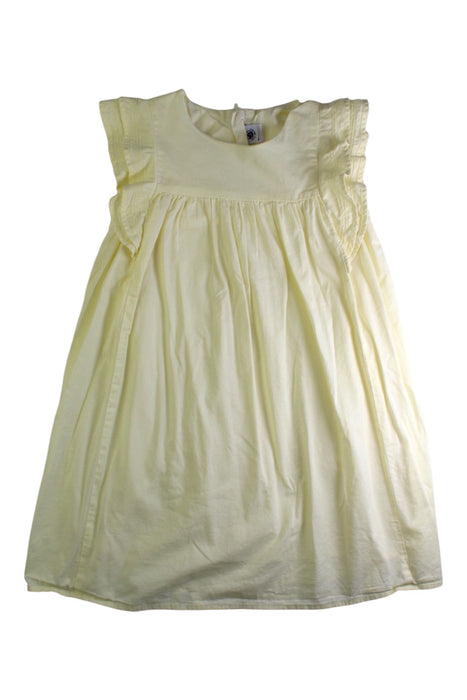 A Ivory Sleeveless Dresses from Petit Bateau in size 7Y for girl. (Front View)