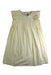 A Ivory Sleeveless Dresses from Petit Bateau in size 7Y for girl. (Front View)