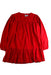 A Red Long Sleeve Dresses from Petit Bateau in size 10Y for girl. (Front View)