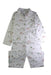 A White Pyjama Sets from The Little White Company in size 9Y for girl. (Front View)
