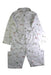 A White Pyjama Sets from The Little White Company in size 9Y for girl. (Back View)