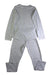 A White Pyjama Sets from Petit Bateau in size 8Y for girl. (Back View)