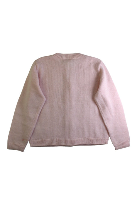 A Pink Cardigans from Bonton in size 8Y for girl. (Back View)